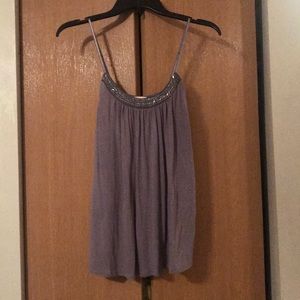 Spaghetti Strap camisole in grey